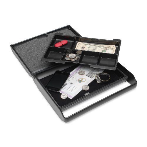 Steelmaster Slim Cash Box - Charcoal - 2.4&#034; Height X 11.6&#034; Width X (2217004g2)