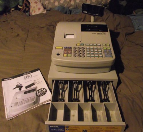 ROYAL ALPHA 580 CASH REGISTER Used