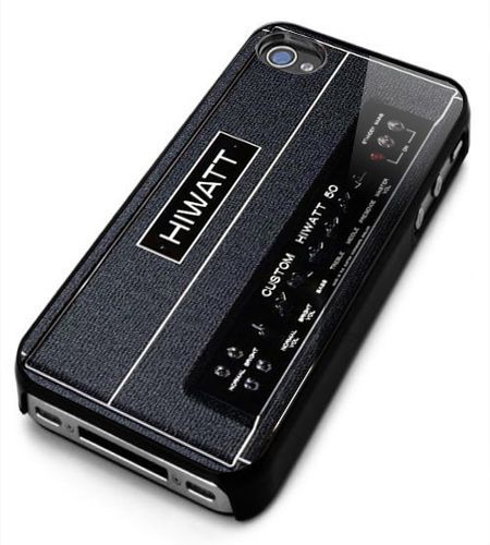 HIWATT DR504 Custom Guitar Amp Head Logo iPhone 4/4s/5/5s/5c/6 Black Hard Case