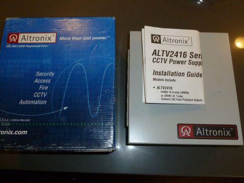 NEW Altronix ALTV2416ULX3 CCTV Power Supply 24V 7A / 28V 6A AC 16-Output NEW