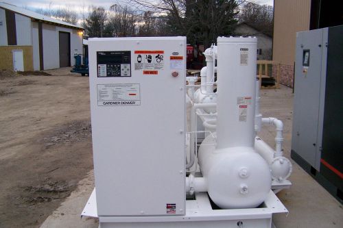 Gardner denver eausrg 300 hp  rotary screw air compressor reman airend warranty! for sale