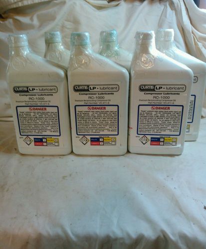 LOT OF 6 CURTIS PREMIUM RECIPROCATING COMPRESSOR OIL