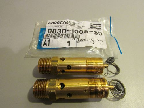 Atlas Copco Safety Valve 16 #0830-1008-35 Lot of 2