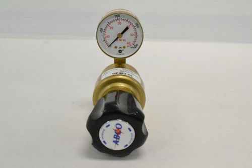 ABCO GP403-50 SINGLE GAUGE 0-60PSI 3000PSI 1/4IN PNEUMATIC GAS REGULATOR B255437