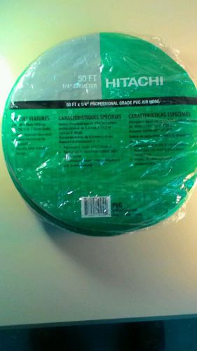 New hitachi 50ft x1/4&#034; pvc air hose 19410 for sale