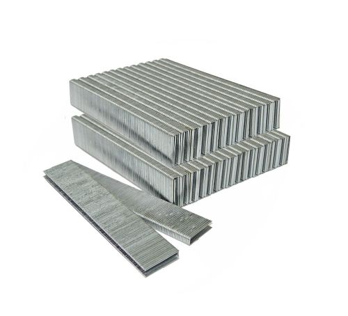 Galvanized Narrow Crown Staples 1-1/4&#034; Length 1/4&#034; Crown 18 ga. 5000 pcs