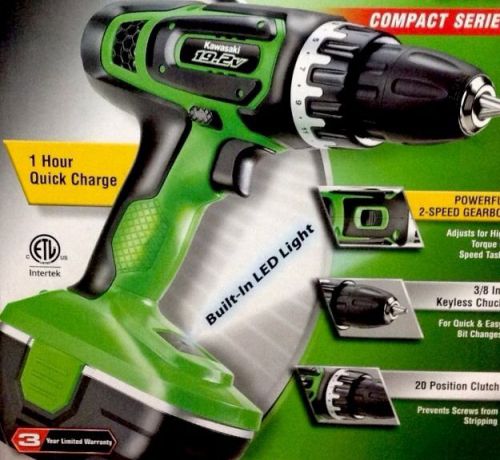 Kawasaki 192V Cordless Drill  Driver