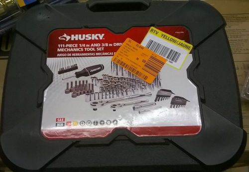 Tool Set HUSKY 111 Piece 1/4&#034; &amp; 3/8 &#034; Drive Mechanics