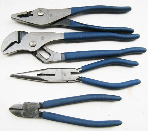 NAPA Carlyle 4 Pc  Plier Set EXCELLENT PLUS