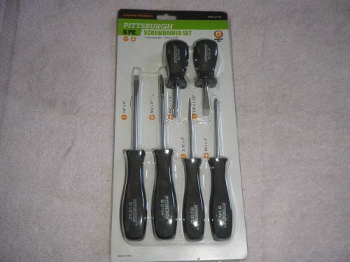 New Pittsburgh 6PC Screwdriver Set #61313