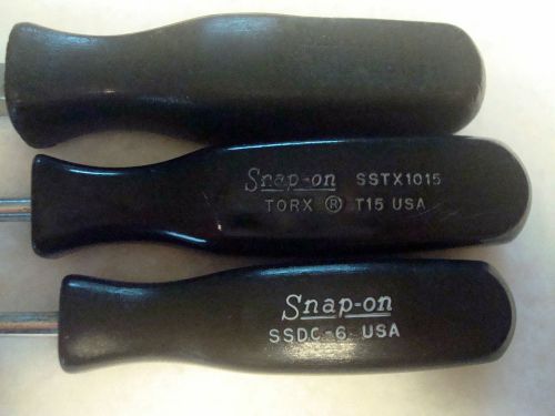 Snap-on tools screwdrivers, plus scraper, free shipping!