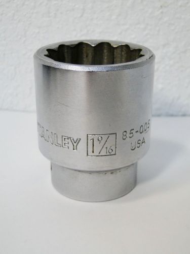 STANLEY 1-9/16&#034; SOCKET 12 POINT 3/4&#034; DRIVE PART # 85-005