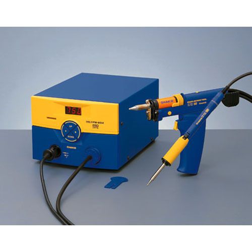 Hakko fm204-cp solder/desolder station esd 120w, 24v w/fm2024-02 and fm2027-03 for sale