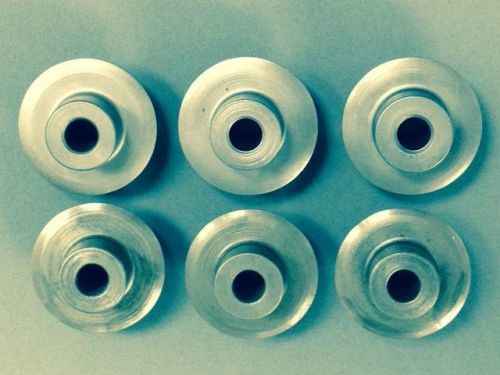 Six! (6) new oem ridgid f-515 pn 33120 thin cutter wheels steel pipe no. 3 &amp; 4 for sale