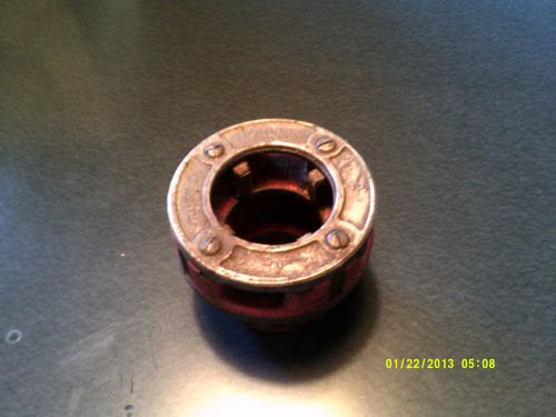 RIDGID PIPE THREADING DIE 2&#034; USED IN GREAT SHAPE