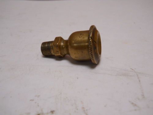 Looks Like Vintage Lunkenheimer  No.0  Type Oil Cup Brass Oiler Hit Miss Engine