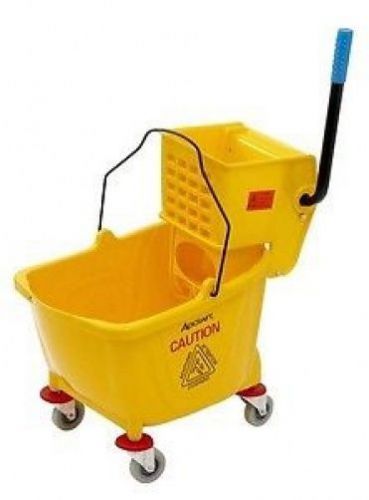 Adcraft mb-36l 36 liter mop bucket wringer with trolly for sale