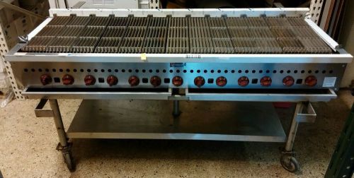 Wolf  72&#034; Gas Charbroiler, 188,500 Btu, Model SCB72CN-1