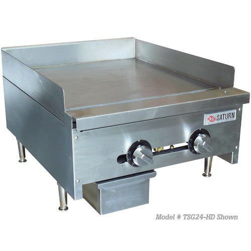 SATURN MEDIUM DUTY COMMERCIAL GAS GRIDDLE, 48&#034; (ESG-48), 3/4&#034; PLATE