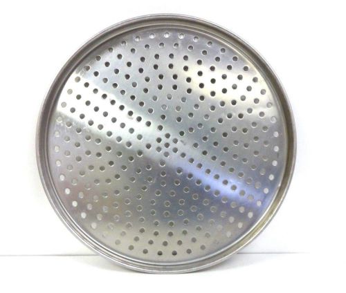 New perforated metal cooking baking kitchen tool deep dish pizza pan ~18 inch for sale