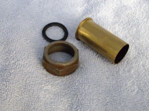 BRASS TAILPIECE ASSEMBLY 1&#034; x 2&#034; LENGTH