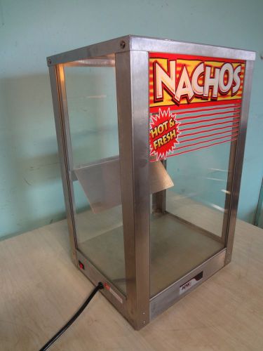 HD COMMERCIAL &#034;APW WYOTT&#034; C.TOP HEATED, LIGHTED NACHO  MERCHANDISER/DISPLAY CASE