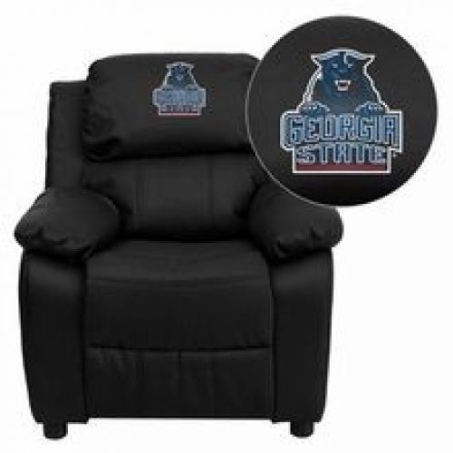 Flash Furniture BT-7985-KID-BK-LEA-40013-EMB-GG Georgia State University Panther