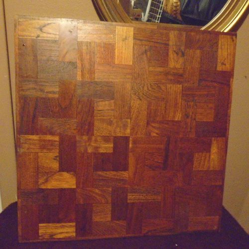 Large Piece of Butcher Block Wood 20X20 Wall Art TableTop  Chopping Block