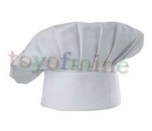 CHEF HAT BAKER CLOTH VELCRO CLOSURE ONE SIZE FIT ALL