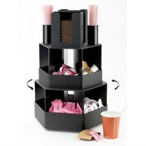 CAL-MIL (1719) 3-TIER REVOLVING COFFEE CONDIMENT ORGANIZER