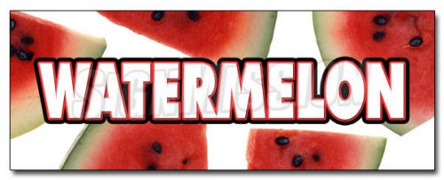 48&#034; WATERMELON DECAL sticker fruit stand farmers market marketing promotional