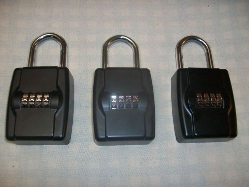 New Heavyt Duty VL Numeric Lockbox Lot of 3