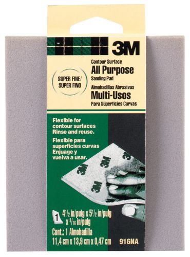 3M Extra Thin Contour Surface Sanding Sponges 916DC-NA Set of 3