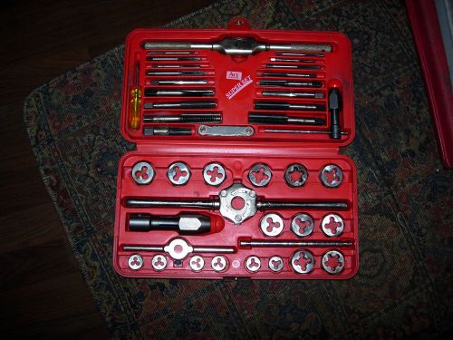 ACE HANSON STANDARD TAP &amp; DIE SUPER SET 42 PIECES IN CASE