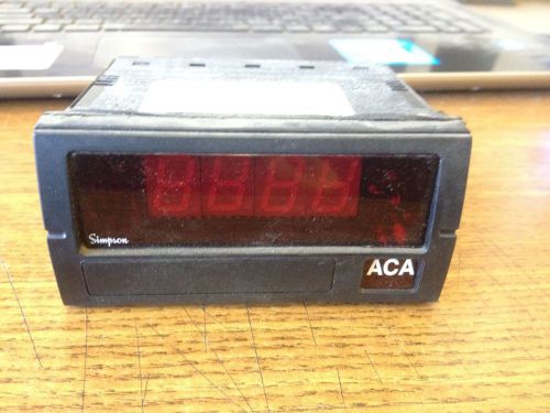 SIMPSON DIGITAL PANEL METER F351460