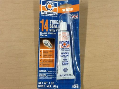 NEW Permatex 80631 Thread Sealant with PTFE  1 oz.