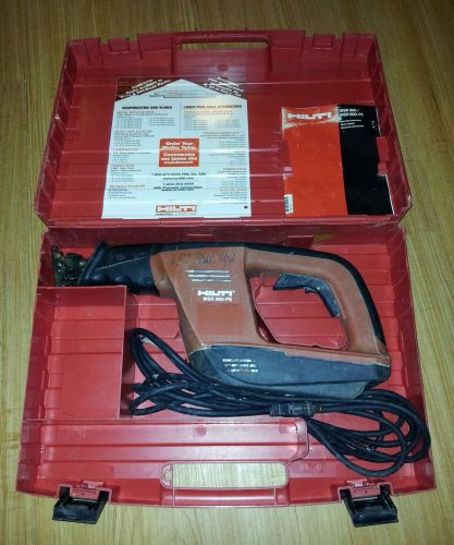 HILTI WSR 900-PE ORBITAL RECIPROCATING SAW +Case &amp; Manual *VERY GOOD CONDITION*