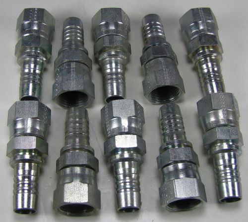 (10) New EATON (Aeroquip) Hose End Fittings Part Number 1SA10FJ10