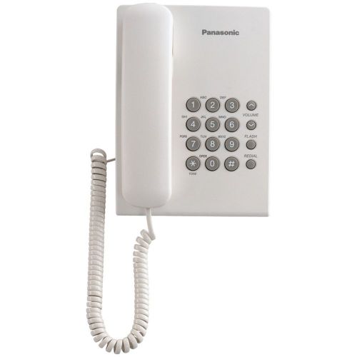 Panasonic Telephone Corded Phone Wall Handset Lines 1 Volume Desk Table Counter