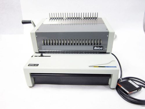 IBICO EPK21 GBC COMBBIND C800PRO ELECTRIC PLASTIC COMB BINDING MACHINE EPK-21