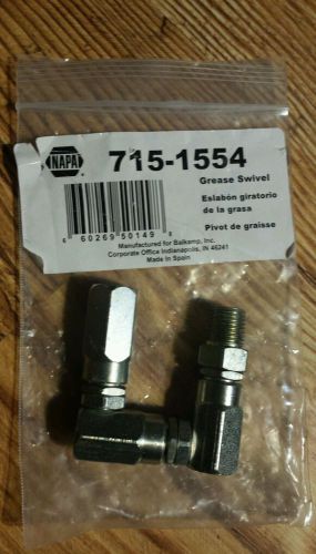 Napa 1/4&#034; Z- Swivel Grease Gun Accessory NEW 715-1554