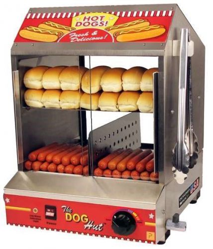 USED PARAGON &#034;DOG HUT&#034; HOT DOG STEAMER BUN WARMER  8020