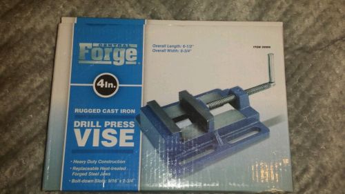 Central Forge 4in Cast Iron Drill Press Vice