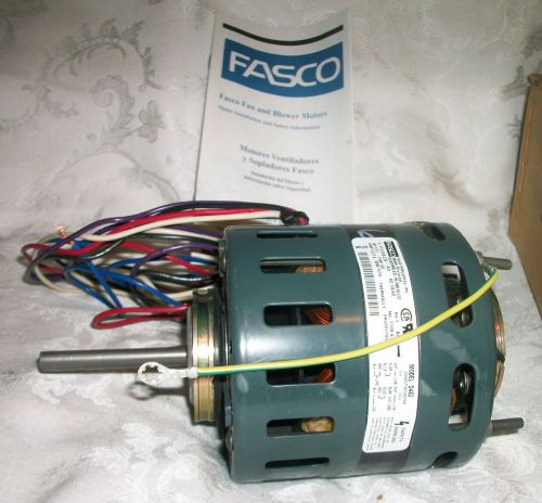 Fasco D482 Blower Motor 110v / 230v Diameter 1/15 HP 1550 RPM NIB