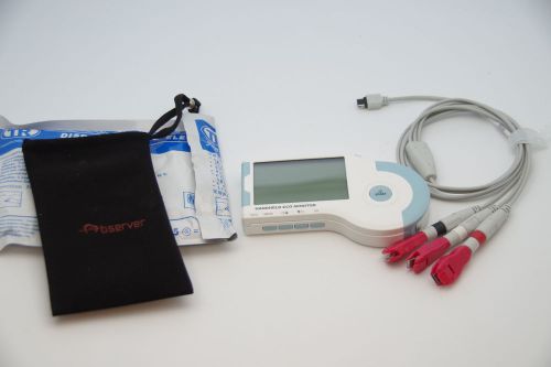 MD100B PORTABLE HANDHELD  ECG Monitor  open box , DEMO , FULLY WORKING