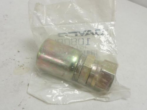 142620 New In Box, Dayco HY12-12FJ HY Series Crimp Coupler 3/4 JIC x #12 Hose