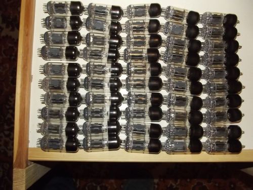 TESTED. 49 X Russian 6N6P / ECC99 / E182CC triodes tubes 1979, 1981 PCS 49.