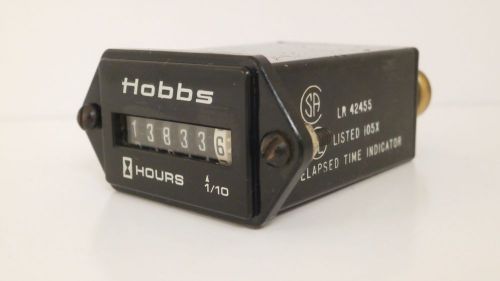 HOBBS ELAPSED TIME INDICATOR 120V/60HZ/.030AMPS  LR 42455