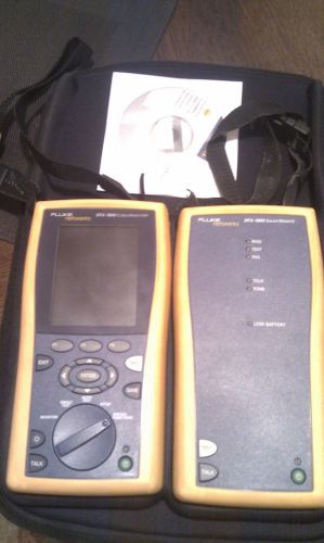 Fluke Networks DTX-1800 MM Fiber DTX-MFM2 Cat6 Certifier DTX 1800 DTX-1800-M