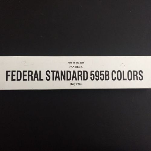 Federal Standard 595B Colors Fan Deck